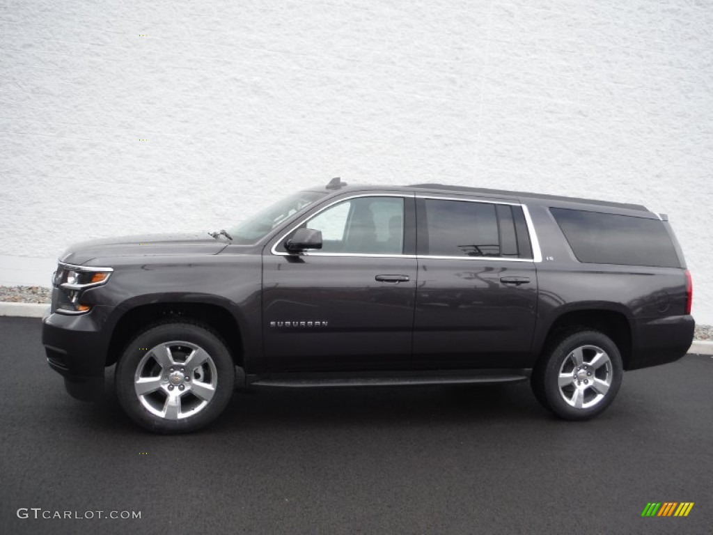 Tungsten Metallic 2015 Chevrolet Suburban LS 4WD Exterior Photo #101492621