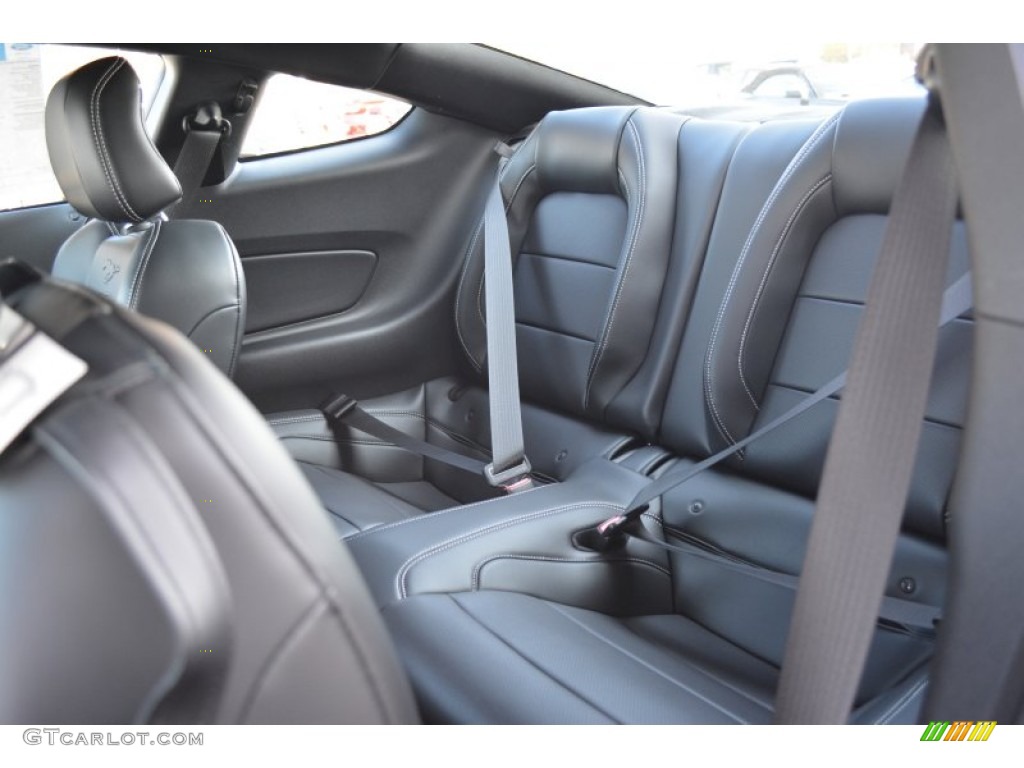 2015 Mustang GT Premium Coupe - Magnetic Metallic / 50 Years Raven Black photo #8
