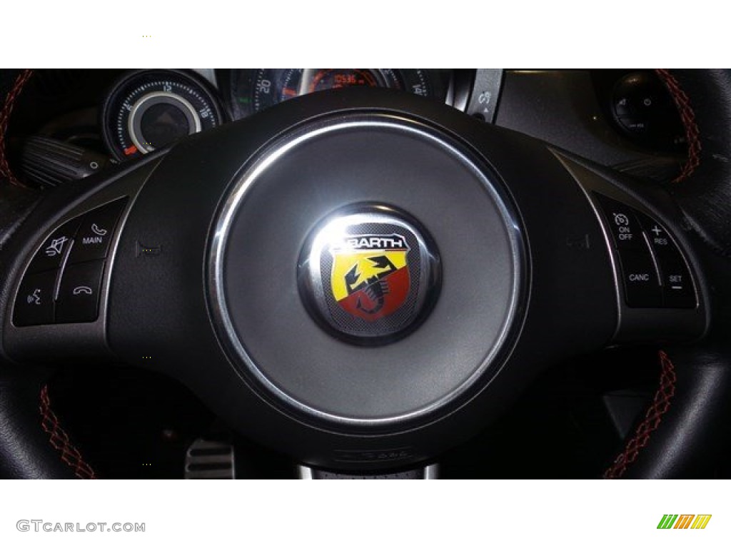 2013 500 Abarth - Grigio (Gray) / Abarth Nero/Nero (Black/Black) photo #13