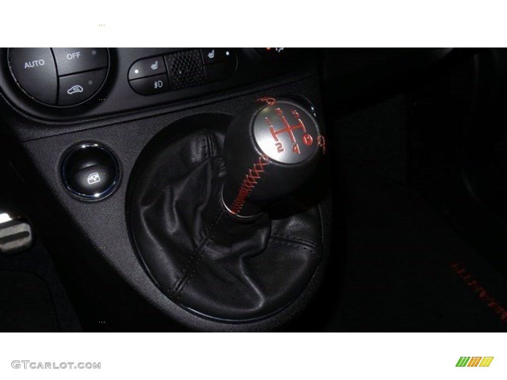 2013 500 Abarth - Grigio (Gray) / Abarth Nero/Nero (Black/Black) photo #15