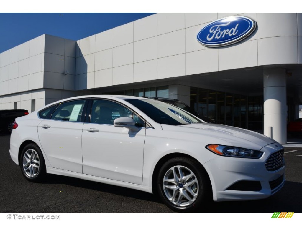 Oxford White 2015 Ford Fusion SE Exterior Photo #101494076