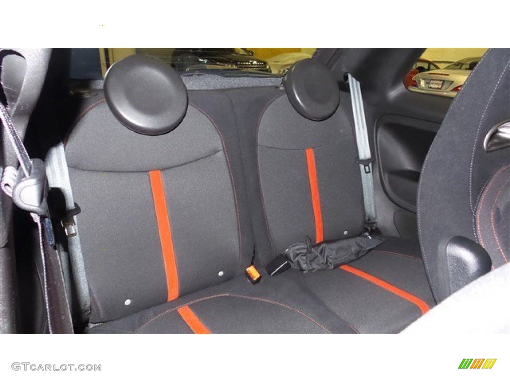 2013 500 Abarth - Grigio (Gray) / Abarth Nero/Nero (Black/Black) photo #23