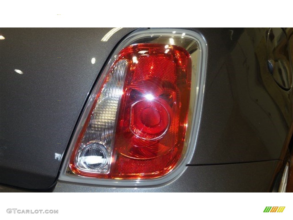 2013 500 Abarth - Grigio (Gray) / Abarth Nero/Nero (Black/Black) photo #25
