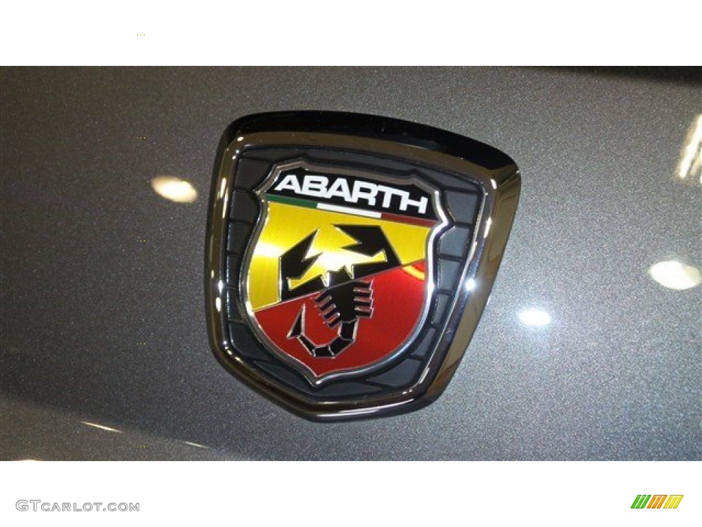 2013 500 Abarth - Grigio (Gray) / Abarth Nero/Nero (Black/Black) photo #26