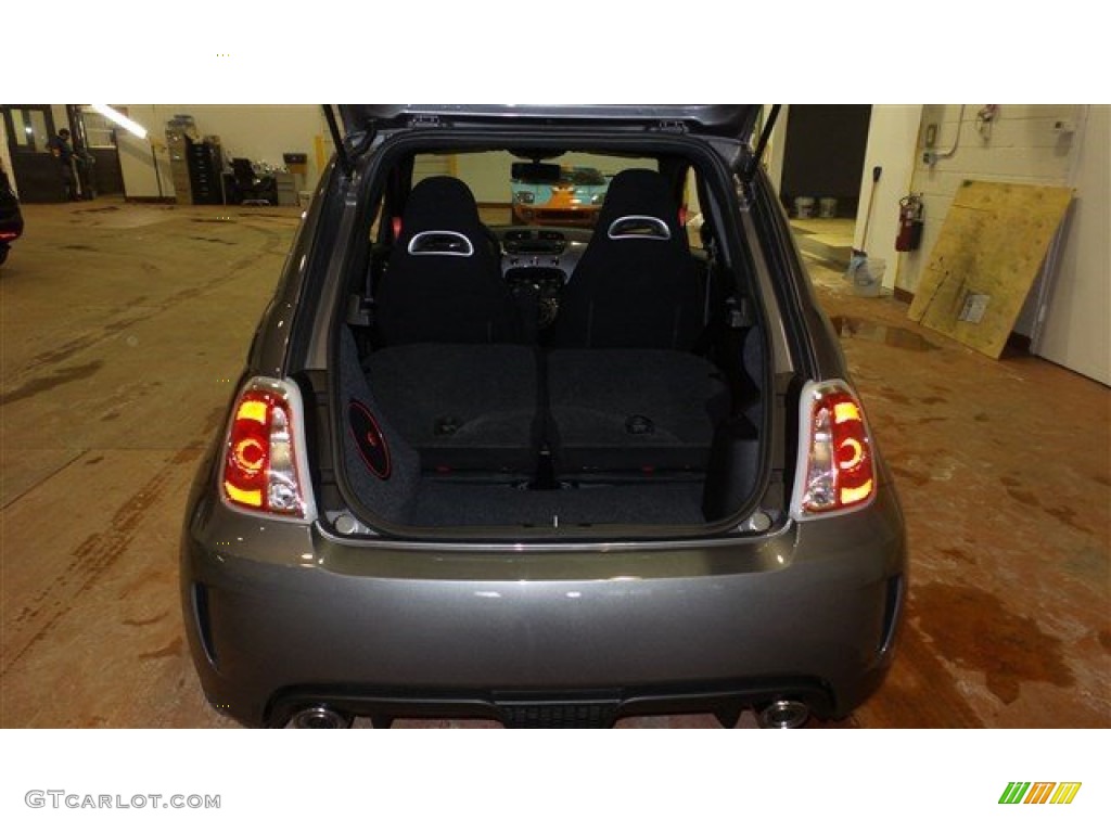 2013 500 Abarth - Grigio (Gray) / Abarth Nero/Nero (Black/Black) photo #28