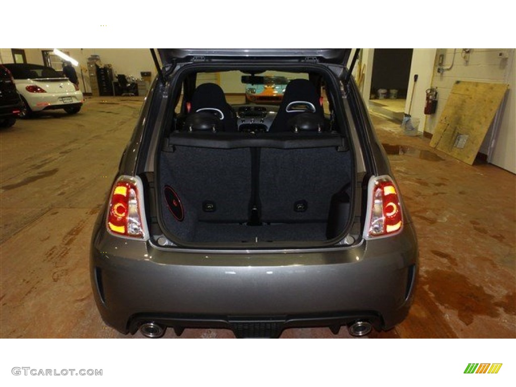 2013 500 Abarth - Grigio (Gray) / Abarth Nero/Nero (Black/Black) photo #30