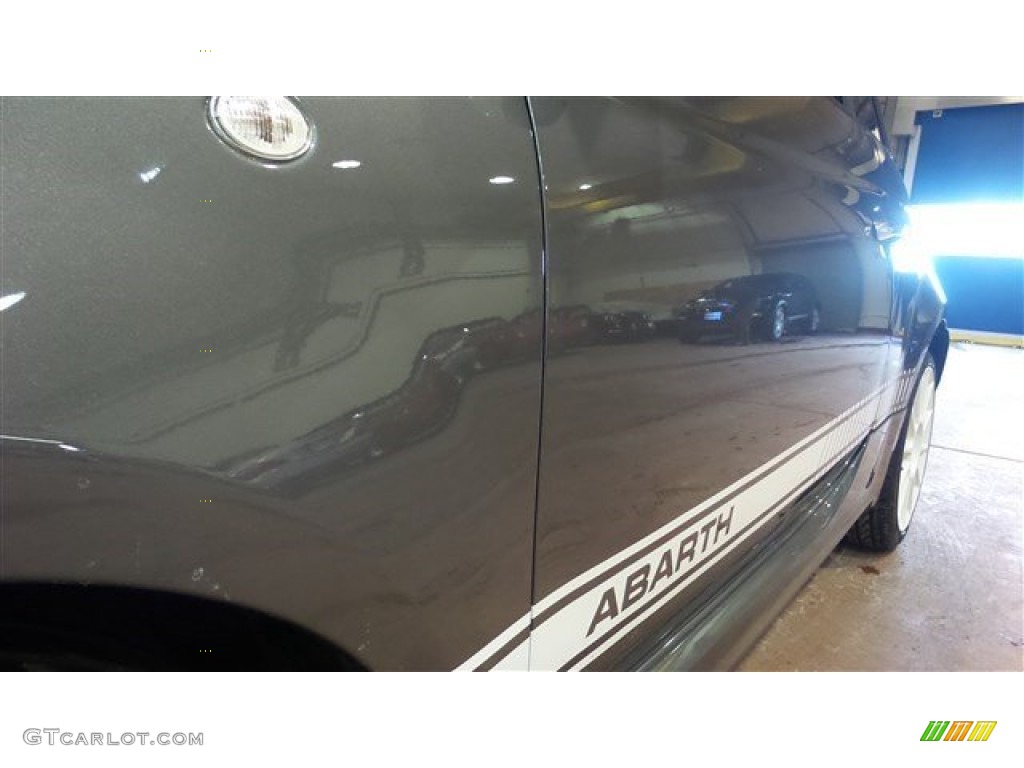 2013 500 Abarth - Grigio (Gray) / Abarth Nero/Nero (Black/Black) photo #31