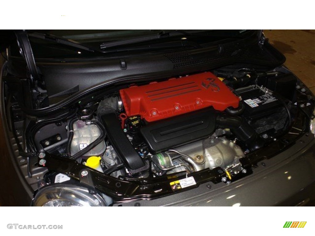 2013 500 Abarth - Grigio (Gray) / Abarth Nero/Nero (Black/Black) photo #33