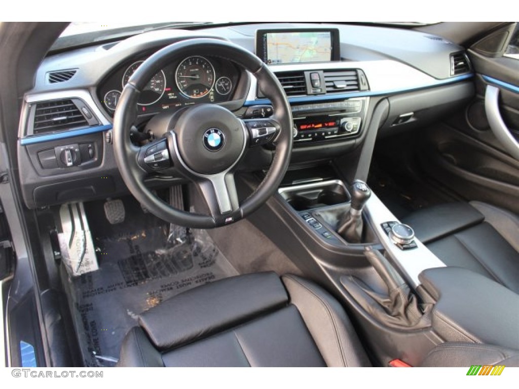 Black Interior 2014 BMW 4 Series 435i Coupe Photo #101496302