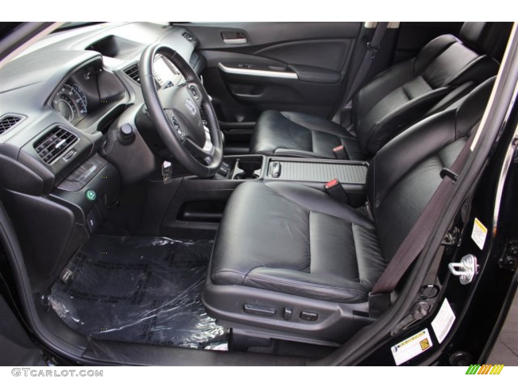 2013 CR-V EX-L - Crystal Black Pearl / Black photo #13