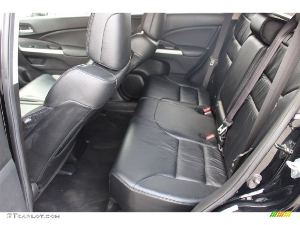 2013 CR-V EX-L - Crystal Black Pearl / Black photo #14