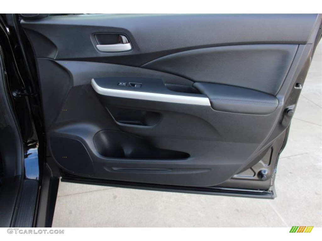 2013 CR-V EX-L - Crystal Black Pearl / Black photo #16