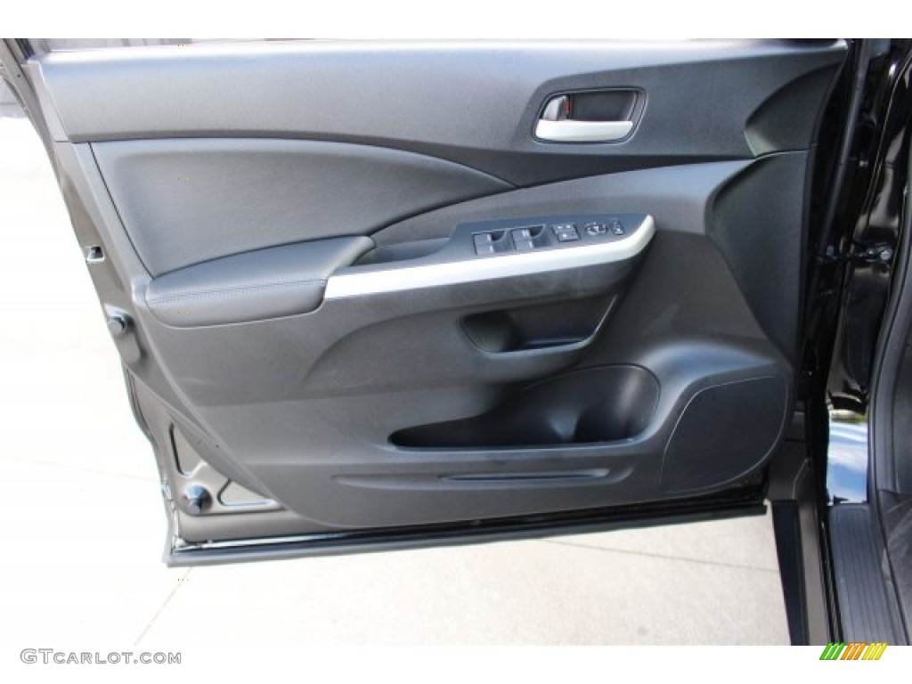 2013 CR-V EX-L - Crystal Black Pearl / Black photo #17
