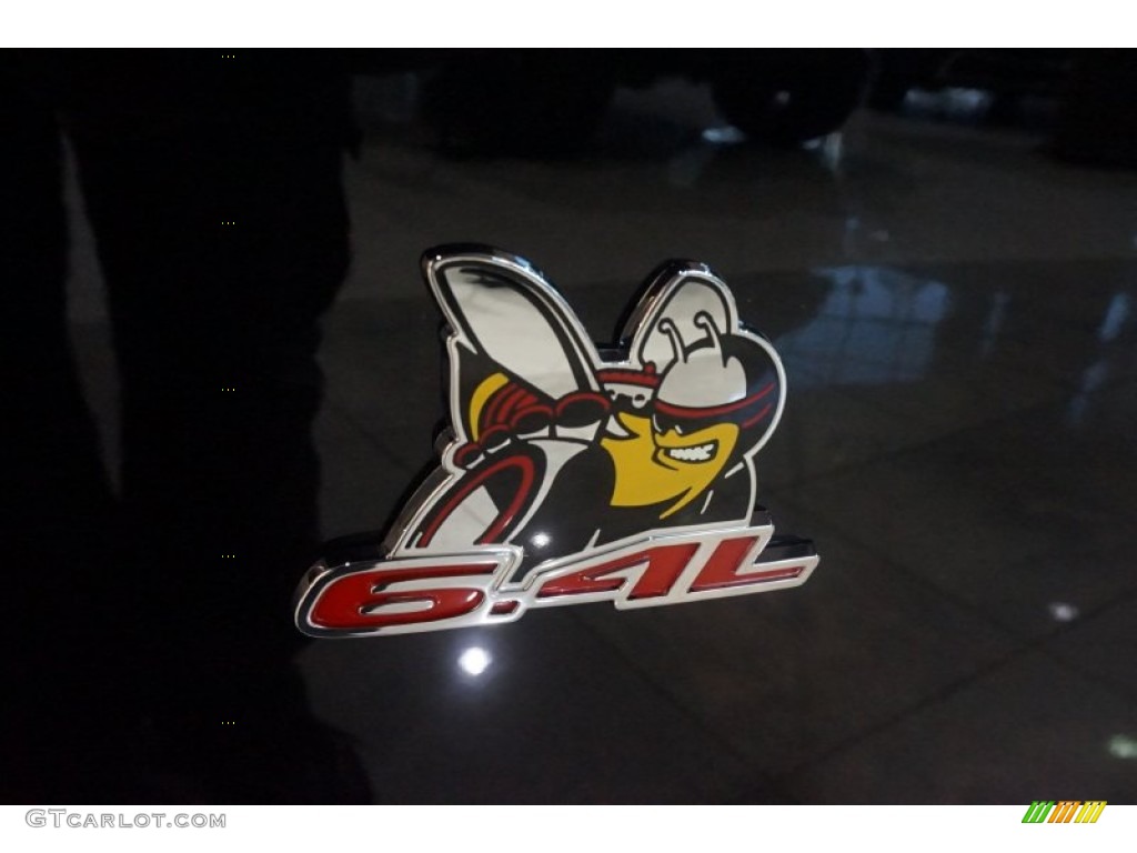 2015 Challenger R/T Scat Pack - Pitch Black / Black photo #6