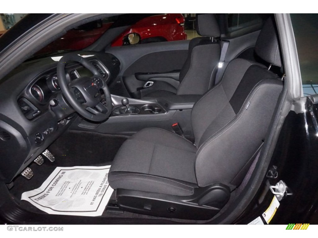 2015 Challenger R/T Scat Pack - Pitch Black / Black photo #7
