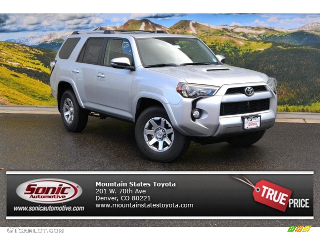 2015 4Runner Trail Premium 4x4 - Classic Silver Metallic / Black photo #1