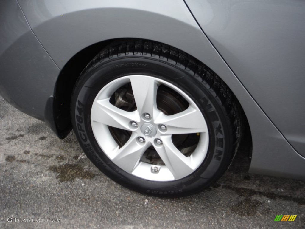 2012 Elantra GLS - Harbor Gray Metallic / Gray photo #3