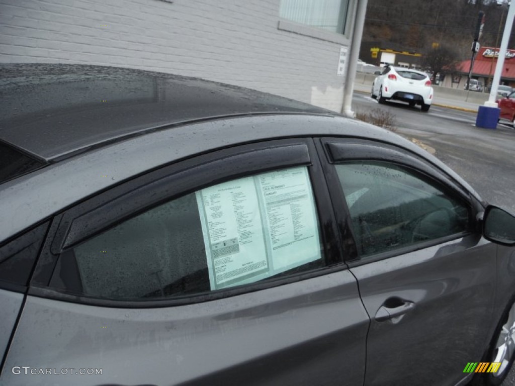 2012 Elantra GLS - Harbor Gray Metallic / Gray photo #4