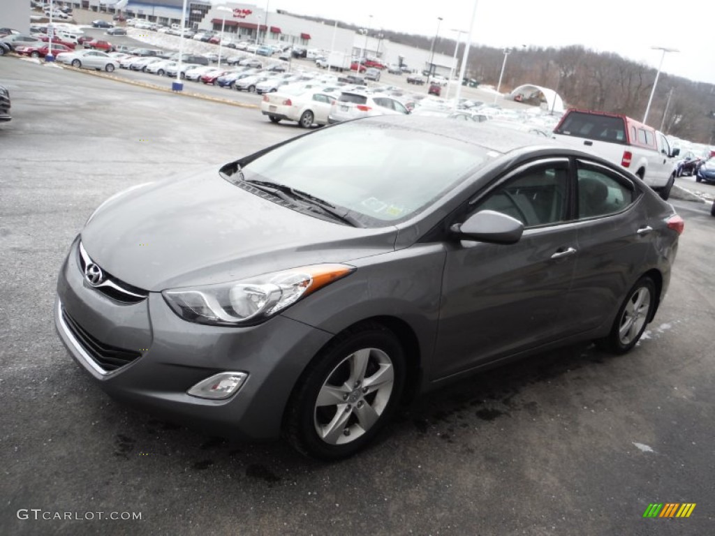2012 Elantra GLS - Harbor Gray Metallic / Gray photo #6