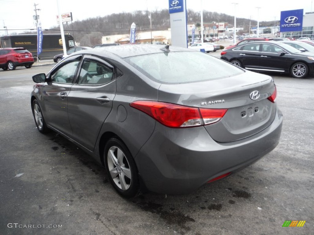 2012 Elantra GLS - Harbor Gray Metallic / Gray photo #7