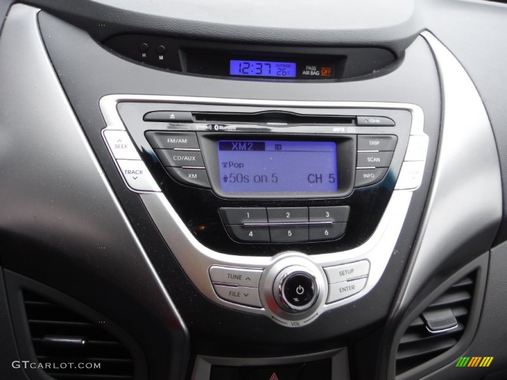2012 Elantra GLS - Harbor Gray Metallic / Gray photo #13