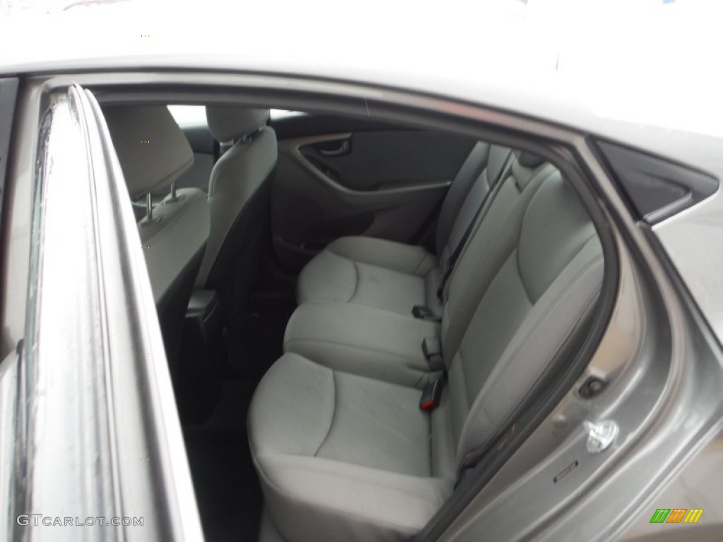 2012 Elantra GLS - Harbor Gray Metallic / Gray photo #18