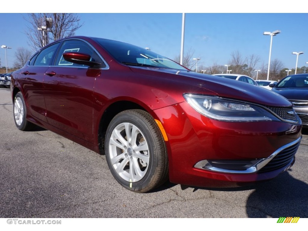Velvet Red Pearl 2015 Chrysler 200 Limited Exterior Photo #101499152