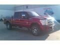 2015 Ruby Red Ford F250 Super Duty Lariat Crew Cab 4x4  photo #1