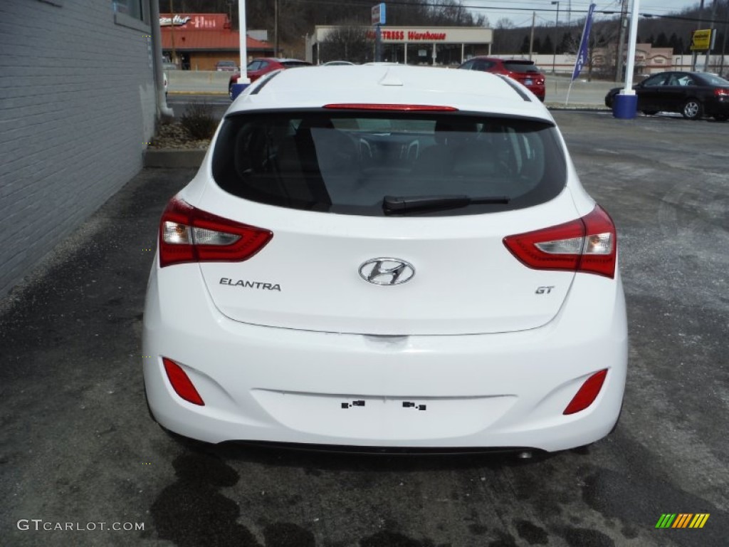 2015 Elantra GT  - Monaco White / Black photo #6