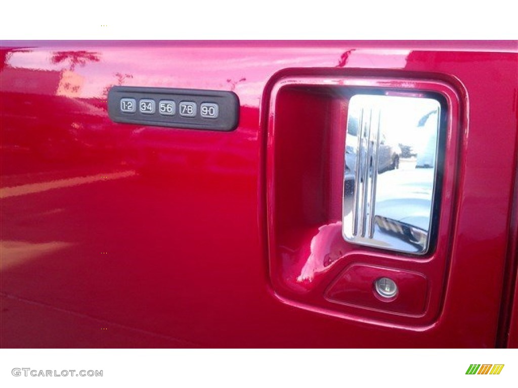 2015 F250 Super Duty Lariat Crew Cab 4x4 - Ruby Red / Black photo #28