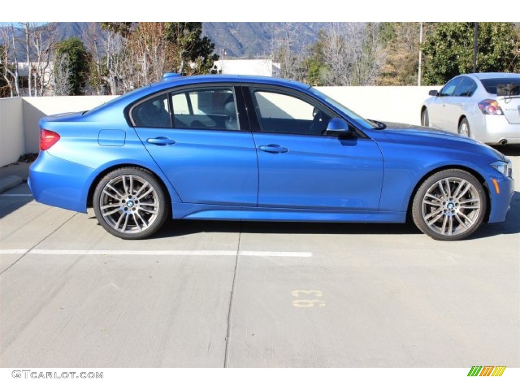 Estoril Blue 2015 BMW 3 Series 335i Sedan Exterior Photo #101500895