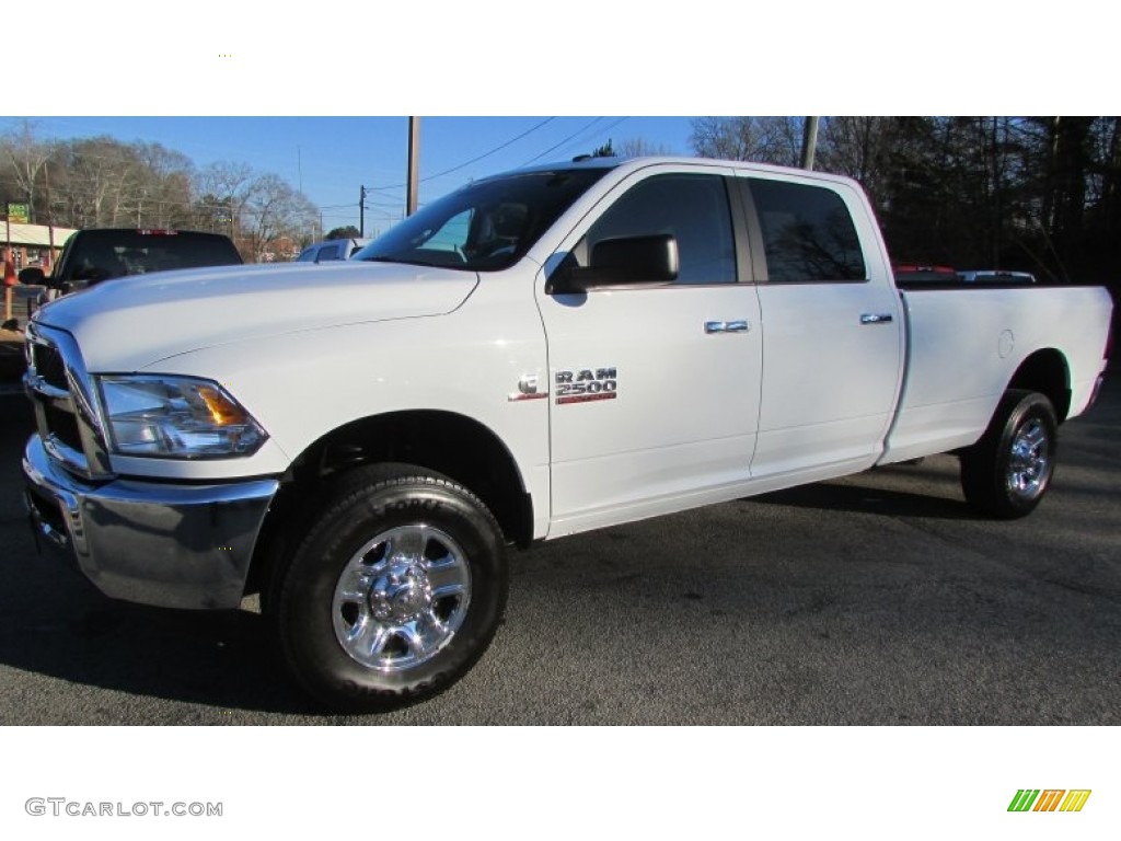 Bright White 2014 Ram 2500 SLT Crew Cab 4x4 Exterior Photo #101500937