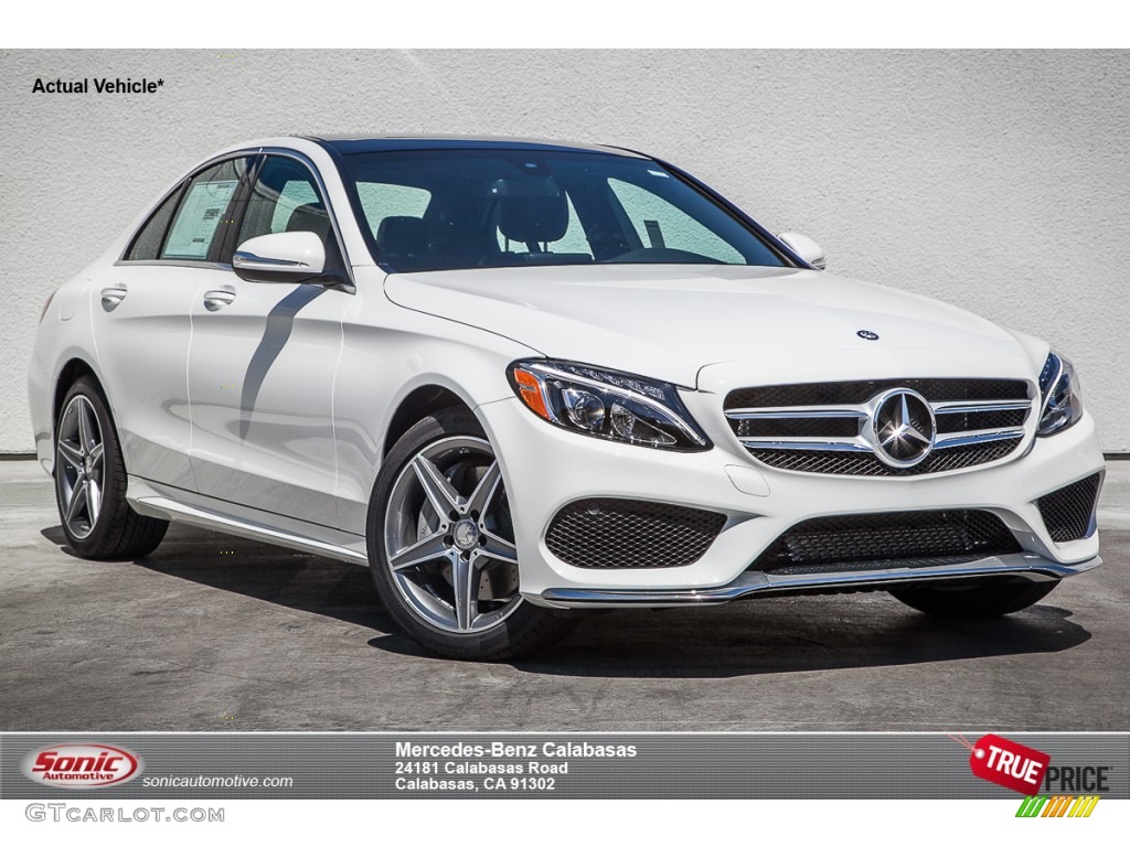 2015 C 300 - Polar White / Black photo #1