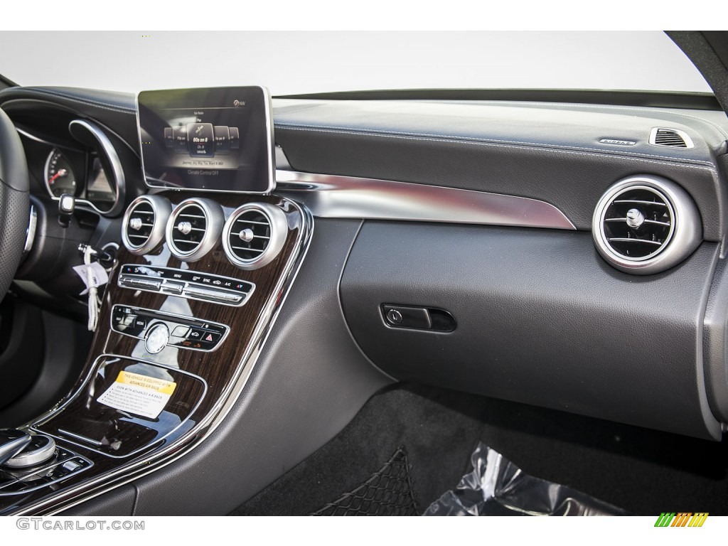 2015 Mercedes-Benz C 300 Cranberry Red/Black Dashboard Photo #101502398