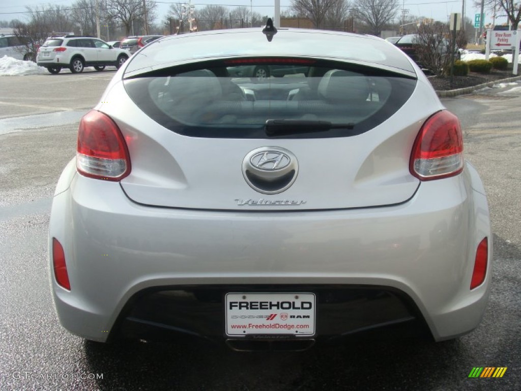 2012 Veloster  - Ironman Silver / Gray photo #5