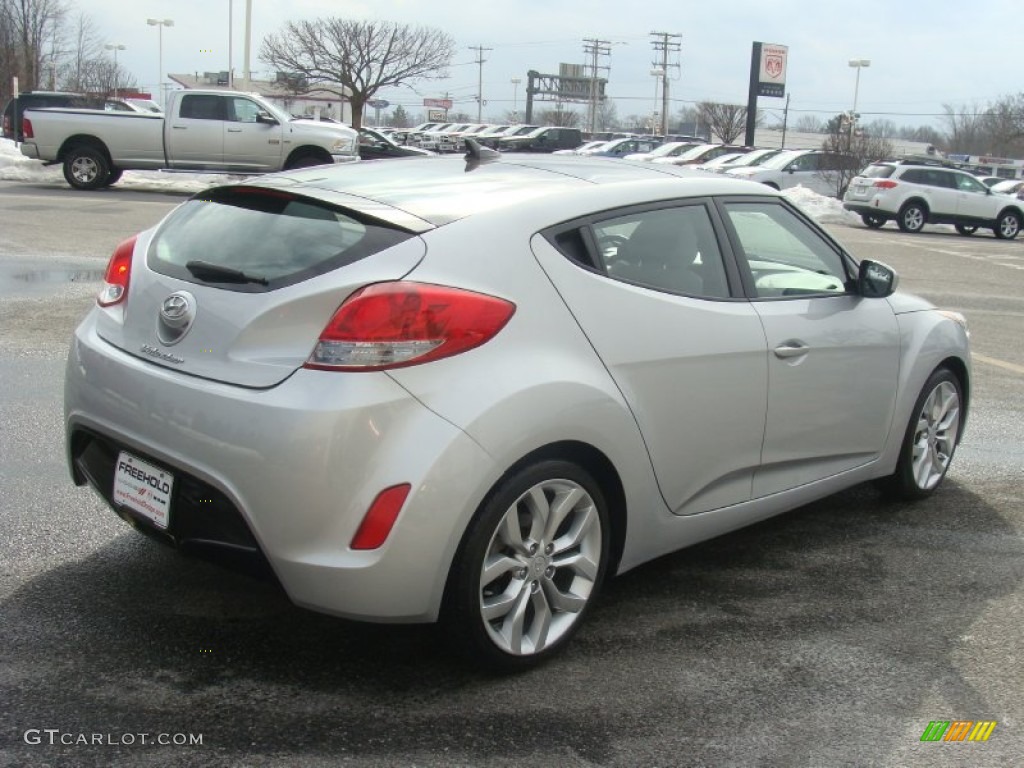 2012 Veloster  - Ironman Silver / Gray photo #7