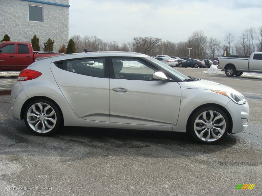 2012 Veloster  - Ironman Silver / Gray photo #8
