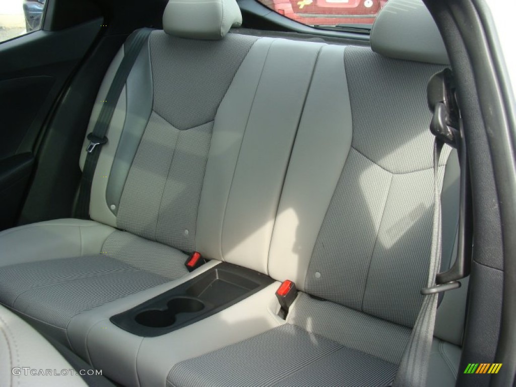 2012 Veloster  - Ironman Silver / Gray photo #11