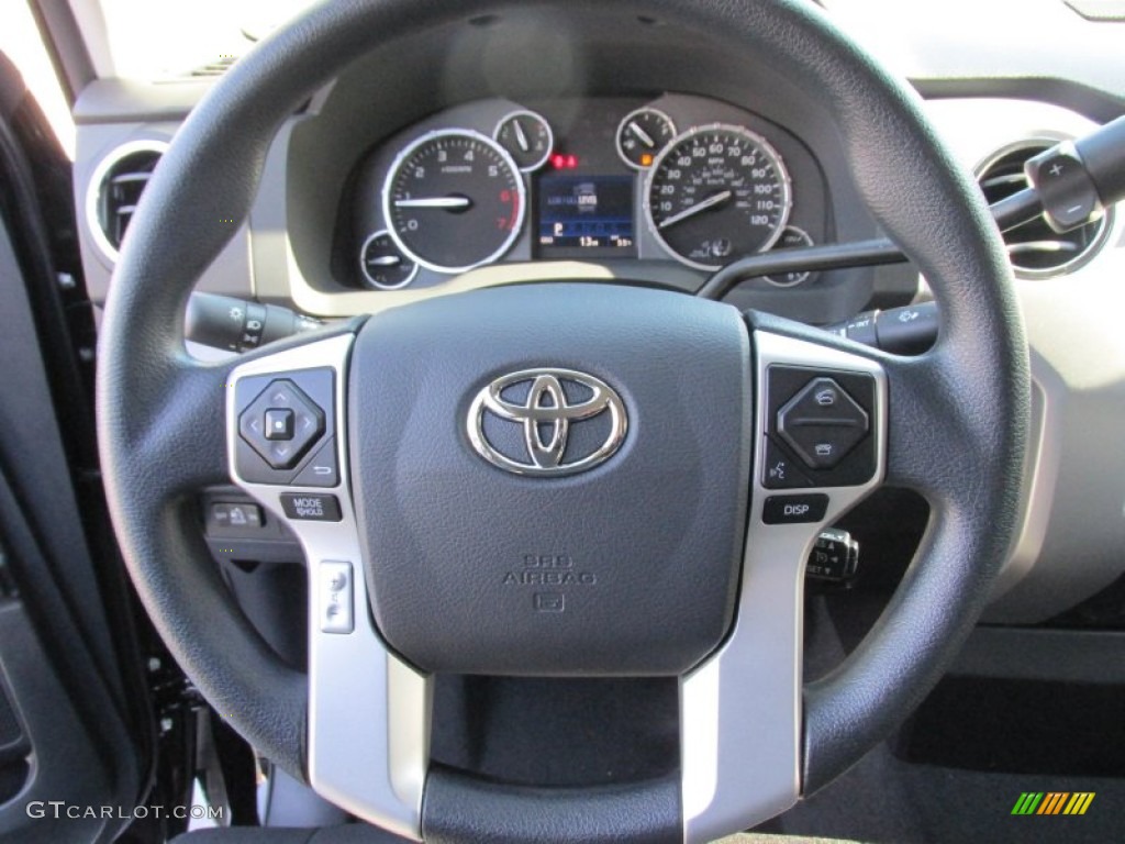 2015 Tundra SR5 Double Cab - Black / Black photo #29