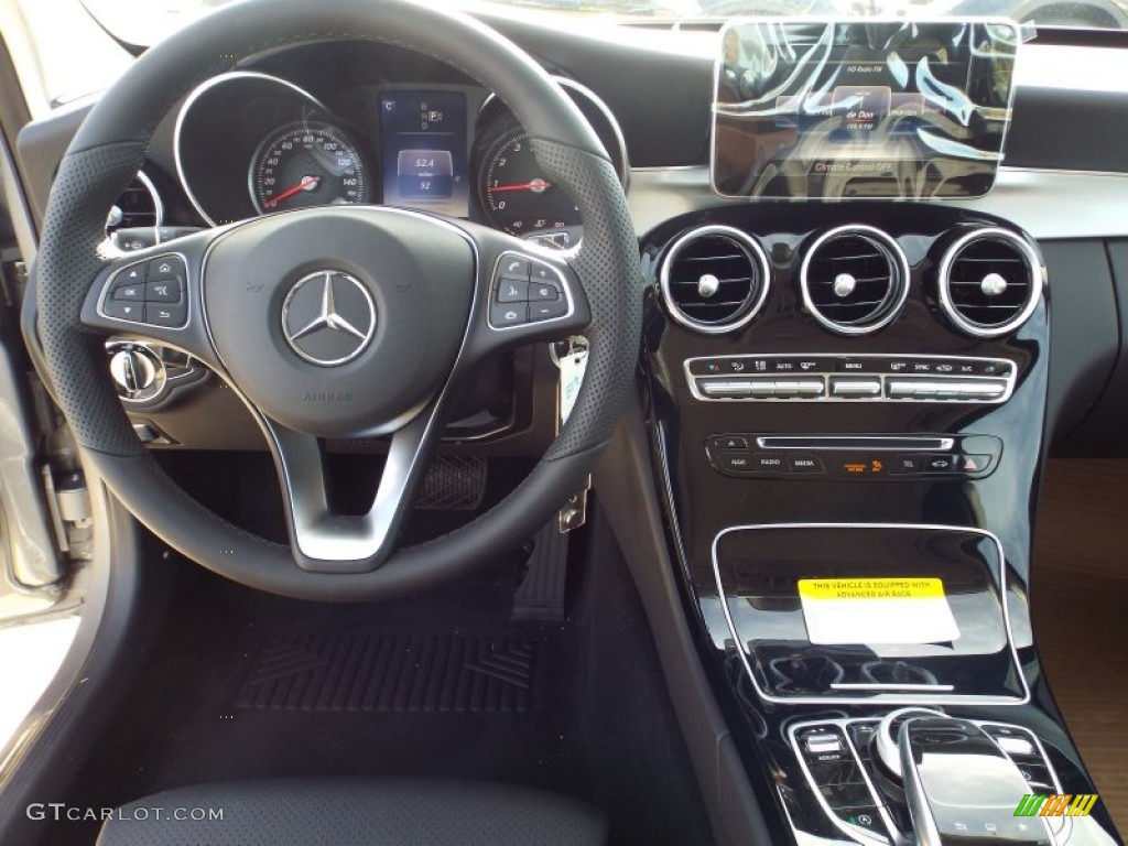 2015 Mercedes-Benz C 300 Black Dashboard Photo #101505629