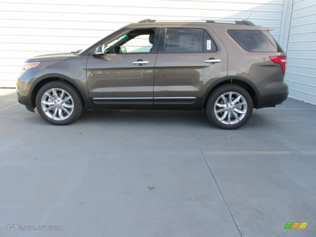 2015 Explorer XLT - Caribou / Charcoal Black photo #6