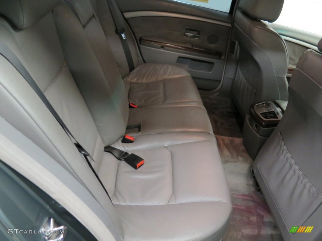 2003 7 Series 745i Sedan - Titanium Grey Metallic / Basalt Grey/Flannel Grey photo #10
