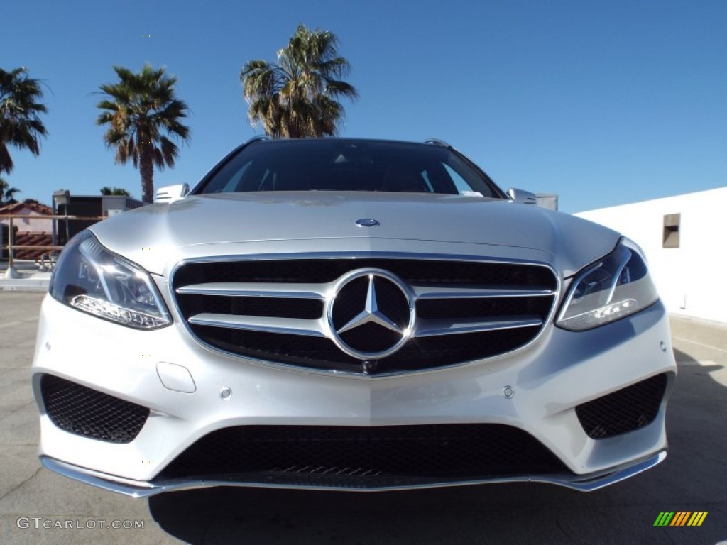 2015 E 350 4Matic Wagon - Iridium Silver Metallic / Black photo #2