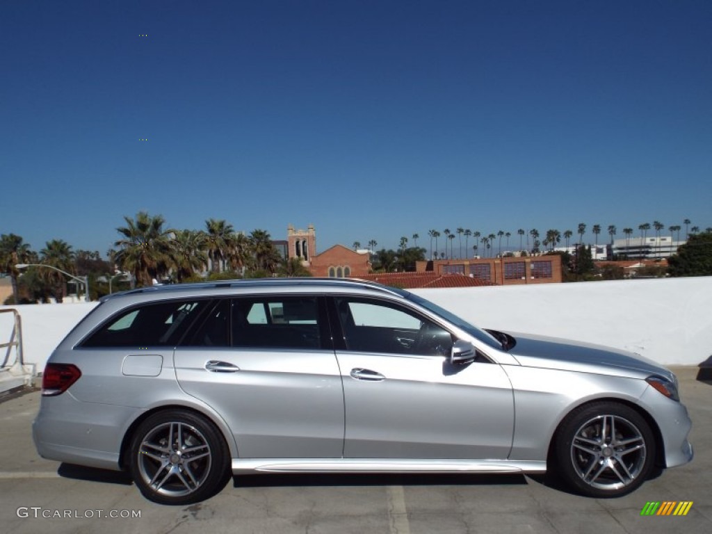 2015 E 350 4Matic Wagon - Iridium Silver Metallic / Black photo #3