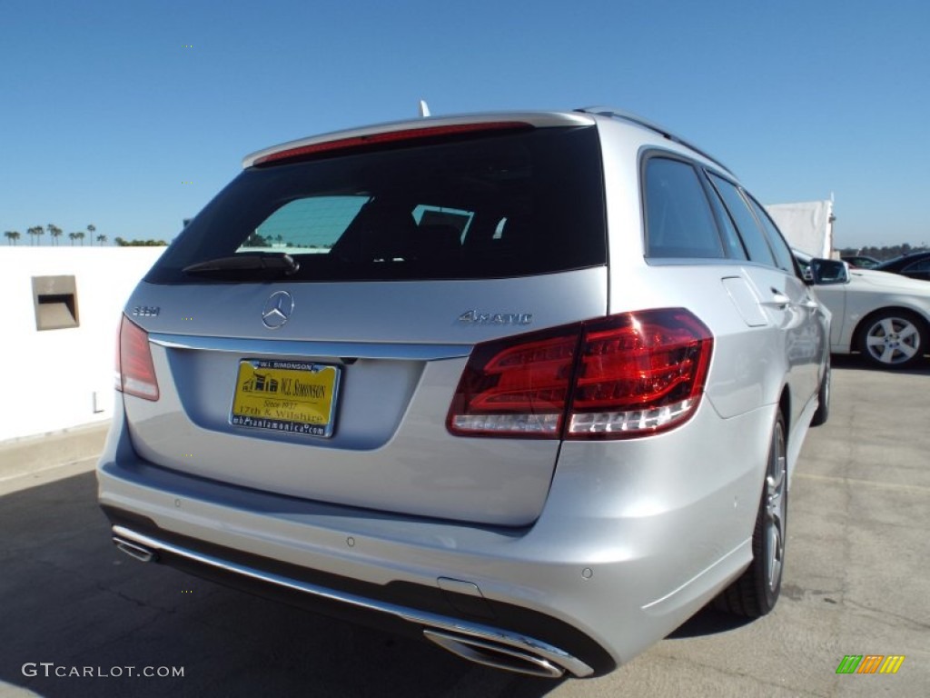 2015 E 350 4Matic Wagon - Iridium Silver Metallic / Black photo #4