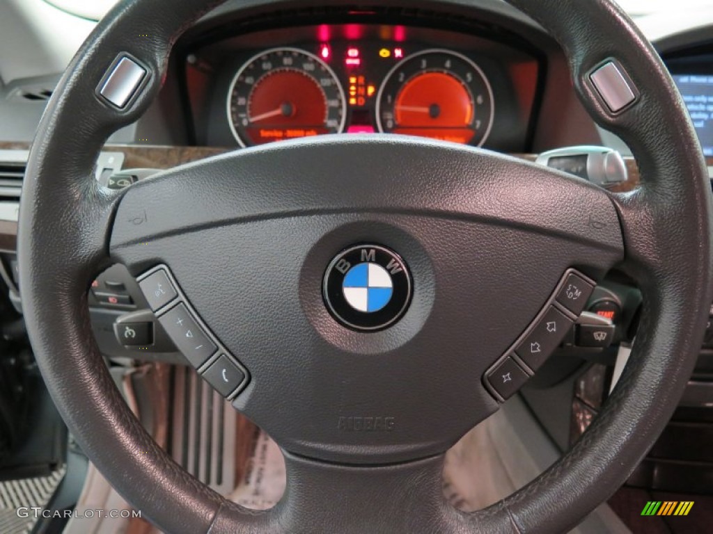 2003 BMW 7 Series 745i Sedan Steering Wheel Photos