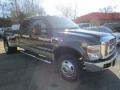 2008 Dark Shadow Grey Metallic Ford F350 Super Duty Lariat Crew Cab 4x4 Dually  photo #5