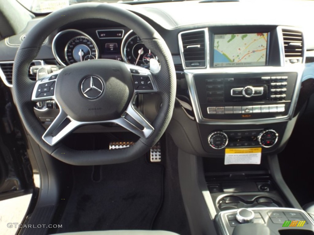 2015 Mercedes-Benz GL 63 AMG 4Matic Black Dashboard Photo #101508506