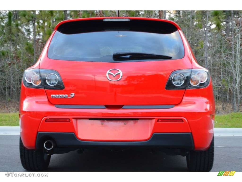 True Red 2008 Mazda MAZDA3 s Sport Hatchback Exterior Photo #101508785