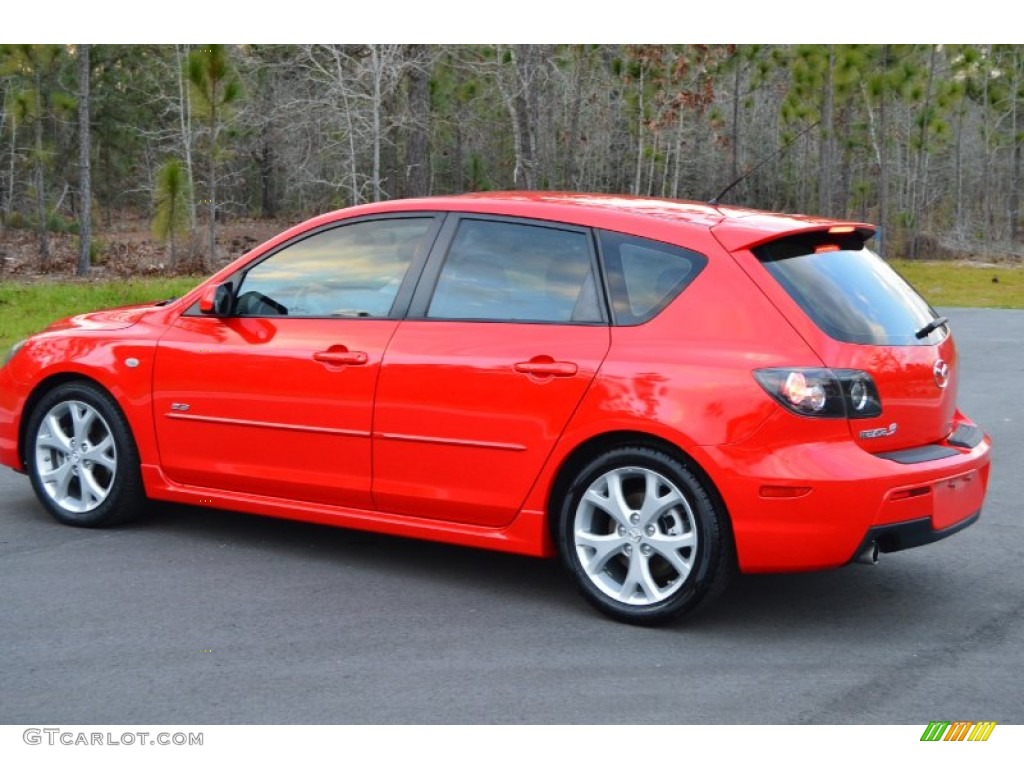 2008 MAZDA3 s Sport Hatchback - True Red / Black photo #5
